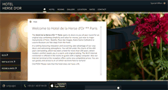 Desktop Screenshot of hotel-herse-dor.com